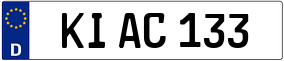 Truck License Plate